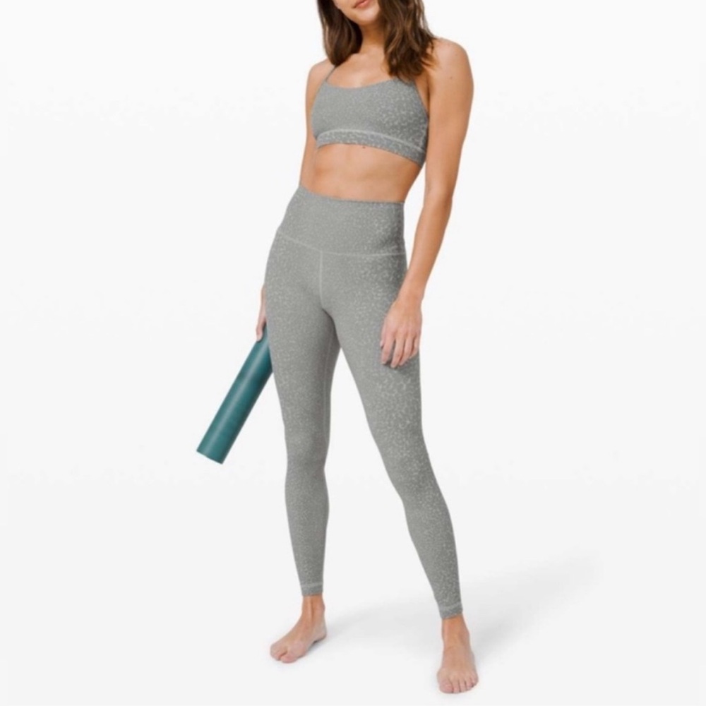 Lululemon Align Leggings Leopard Pattern Full Length 28”